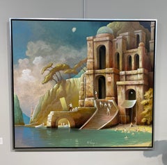 The Moon Painter - 21st Century Contemporary Imaginary Landscapes