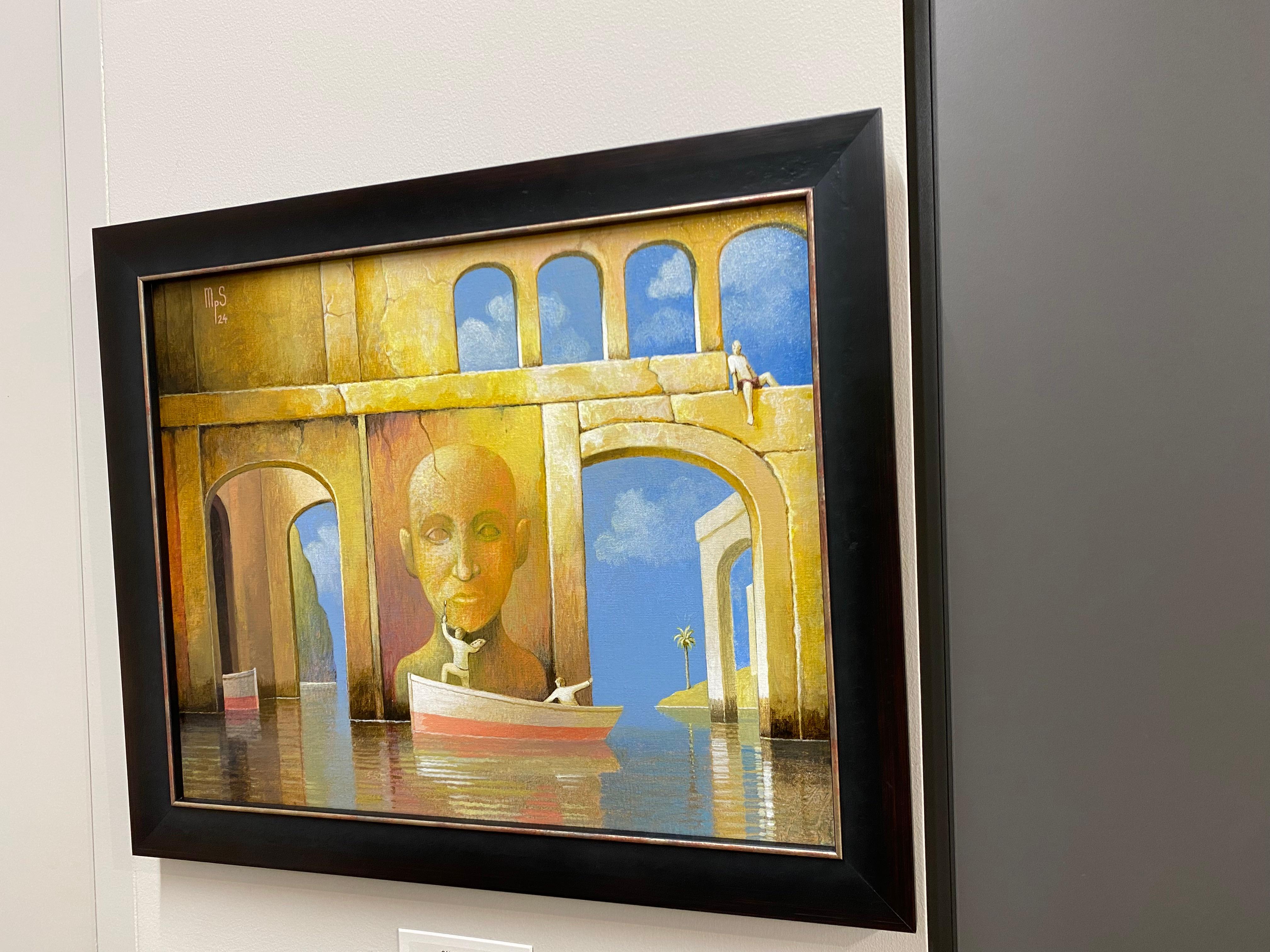 Der Porträtmaler - Zeitgenössische imaginäre Stadtlandschaften des 21. im Angebot 4