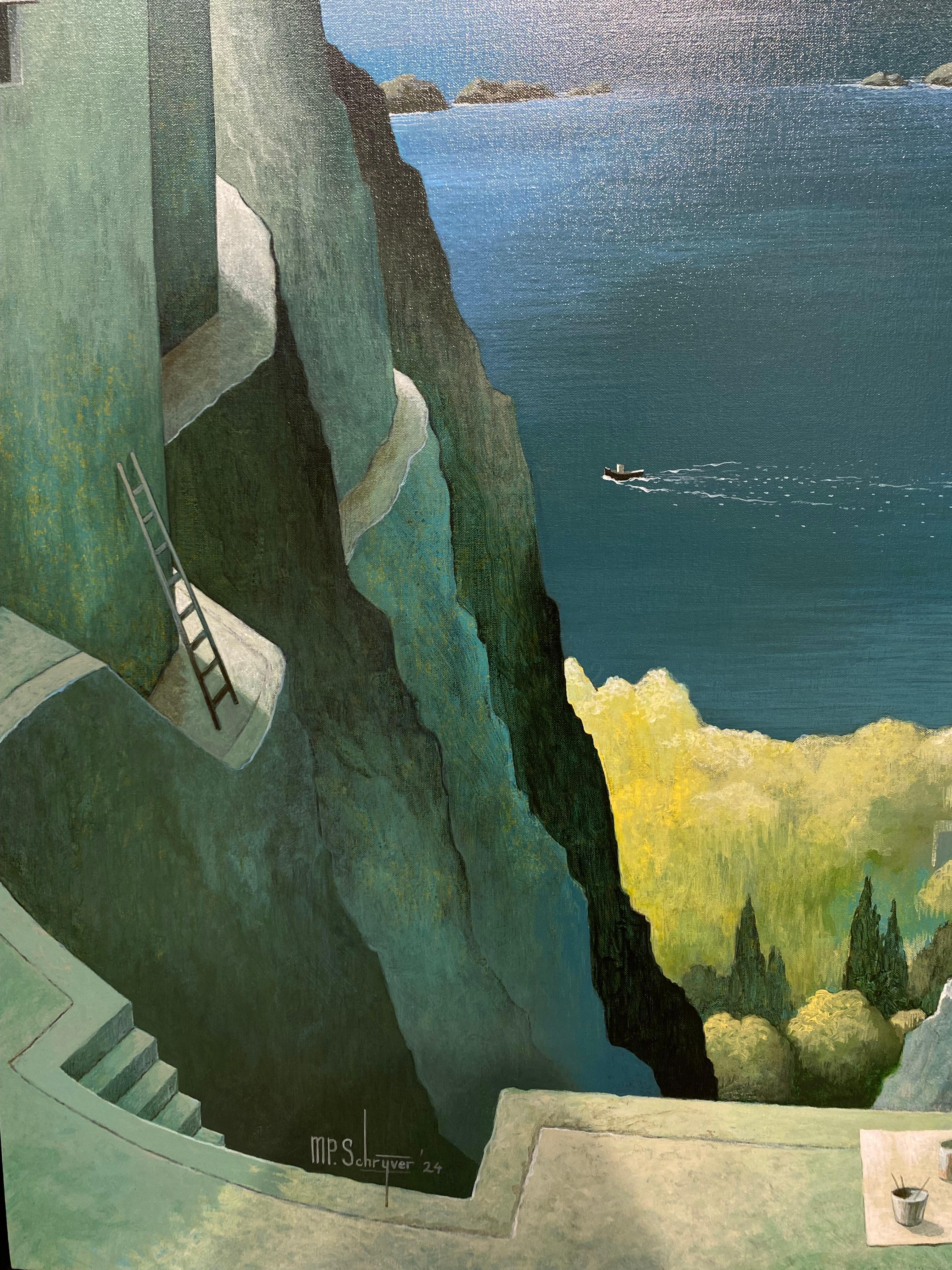 Der Meeresmaler - Zeitgenössische imaginäre Landschaften des 21. im Angebot 1