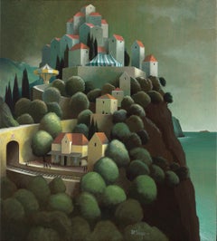 The Stragglers- 21st Century Contemporary Landscape Painting