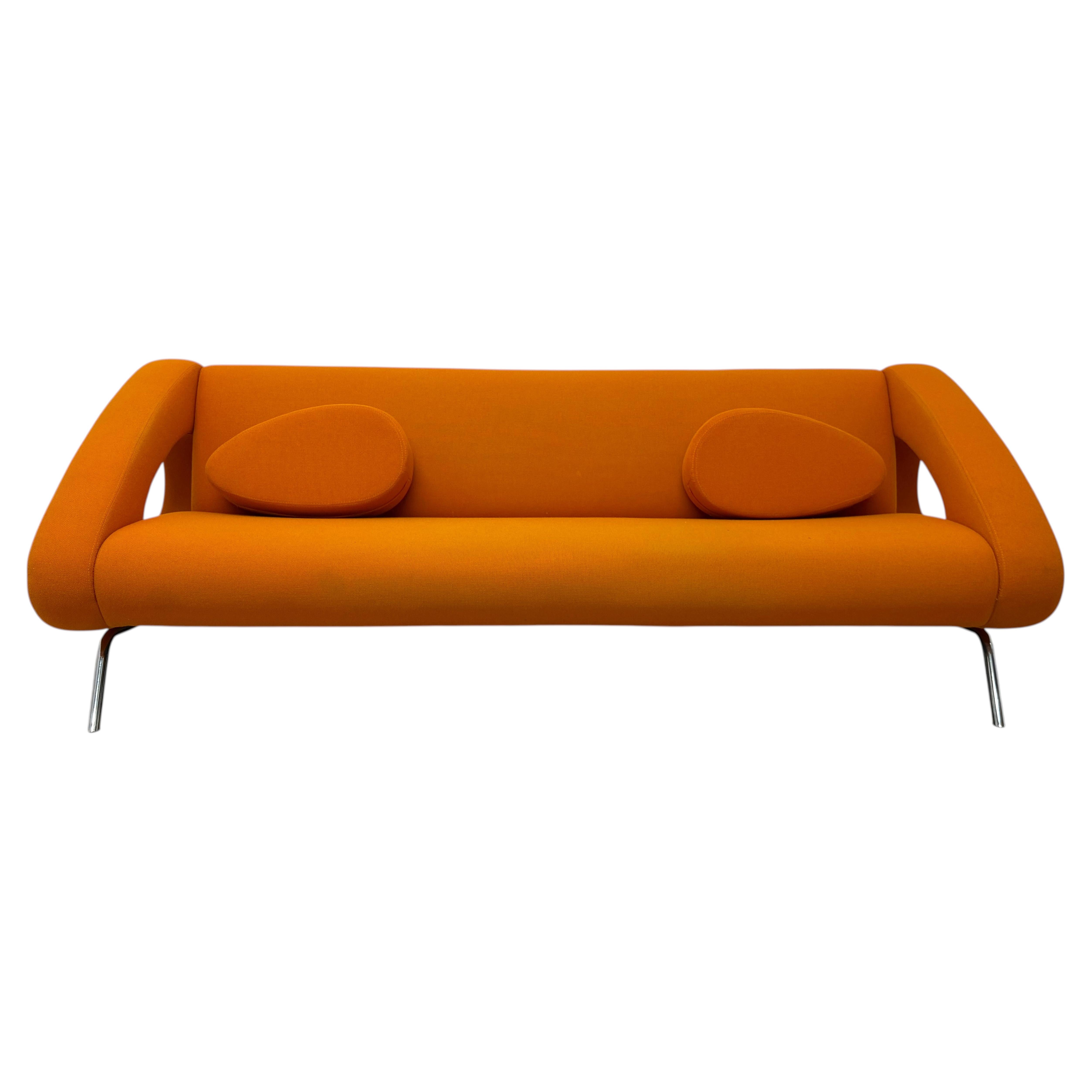 Michiel Van Der Kley Orange Isobel Sofa for Artifort, 2000s