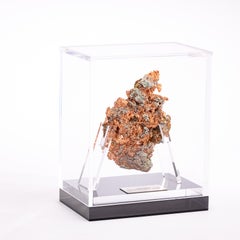 Michigan Natural Native Copper Nugget Mounted in Custom Acrylic Box