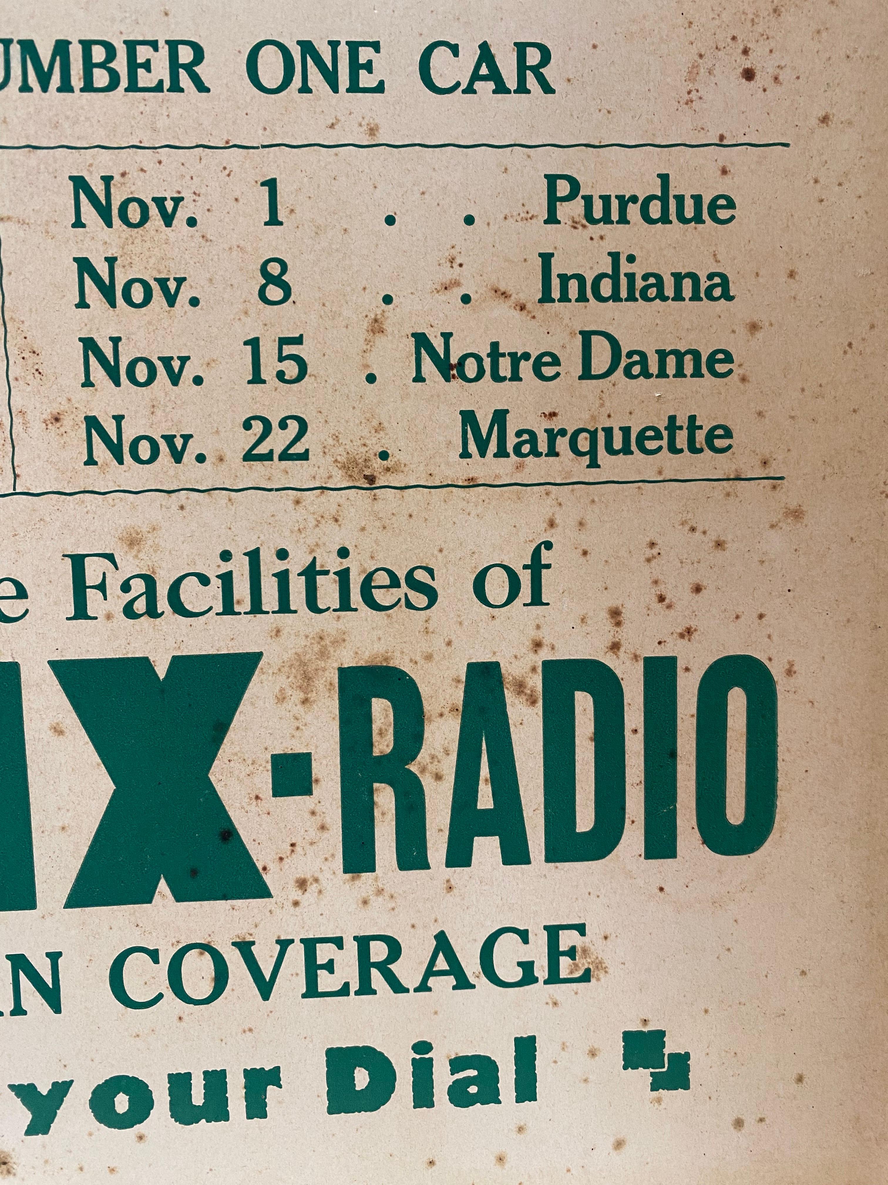 Michigan State Spartans Fußball 1952 Kalender im Angebot 4