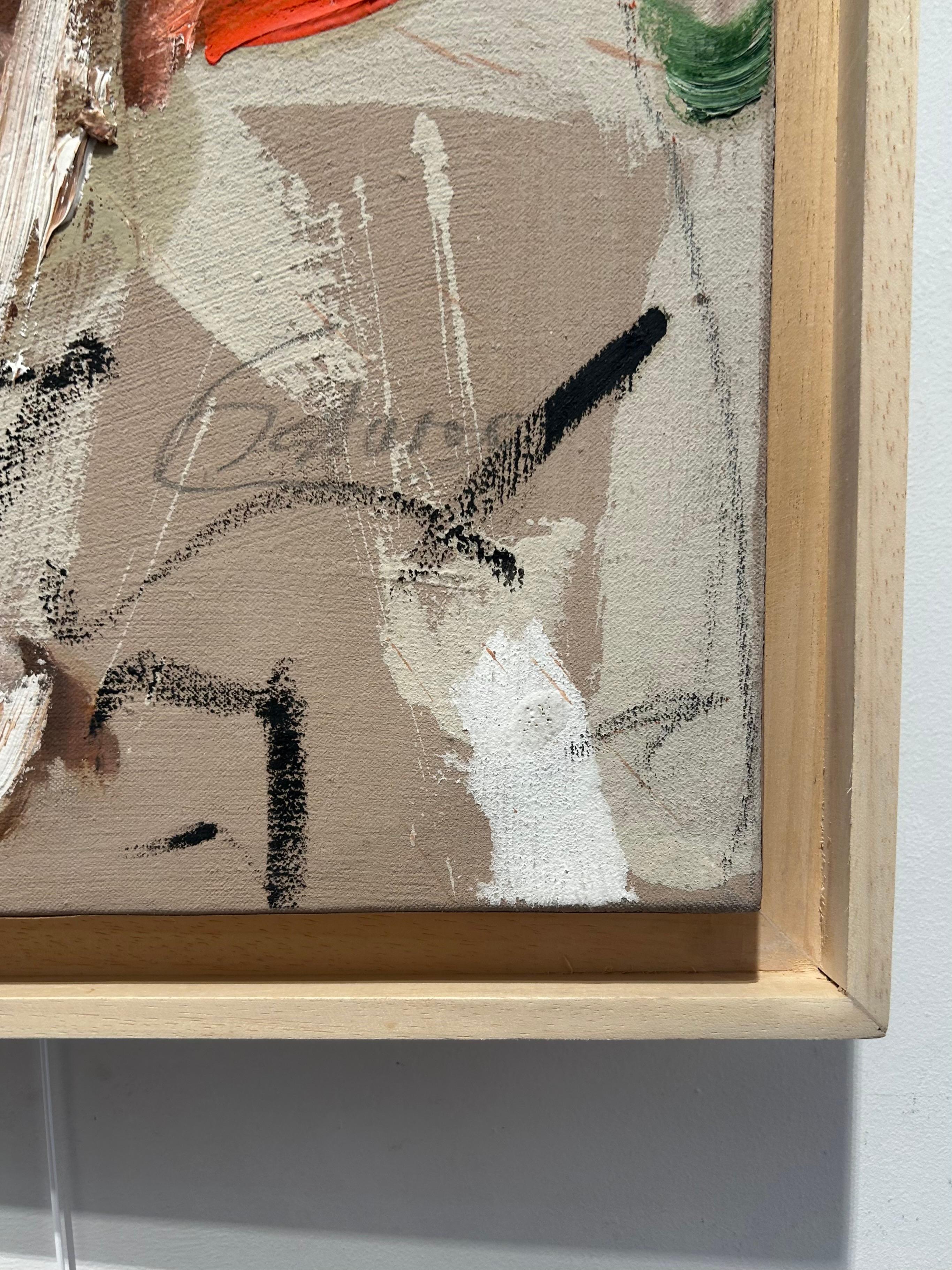 Bikini-Crashness (Grau), Interior Painting, von Michèle Destarac
