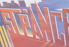 Trains Don't Stop at St Pancras, London Underground poster by Mick Brownfield