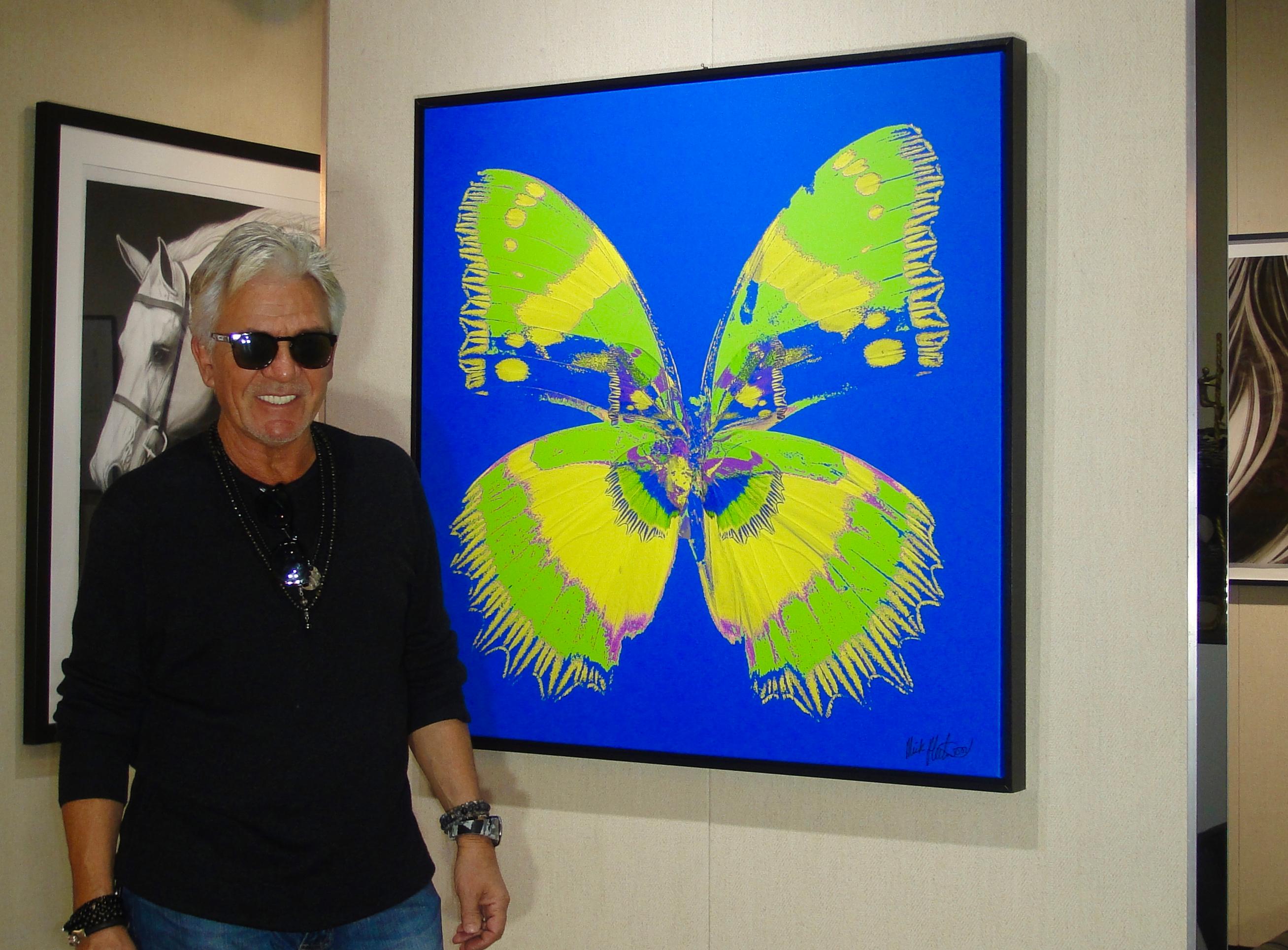 « Butterfly Monarch #2 » Impression sur toile 40x40 pouces Ed. of 75 par Mick Fleetwood en vente 1
