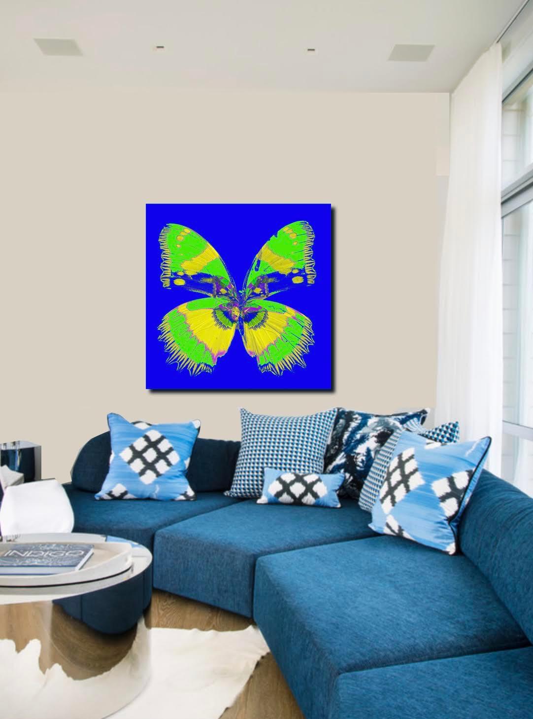 « Butterfly Monarch #2 » Impression sur toile 40x40 pouces Ed. of 75 par Mick Fleetwood en vente 2