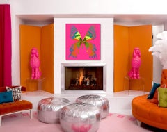 "Butterfly Monarch #3" Print on Canvas 40x40 in Ed. of 75 by Mick Fleetwood