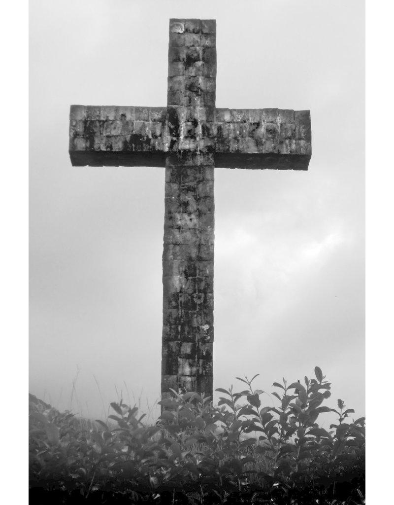 The Cross in Hana (B&W) - Print by Mick Fleetwood