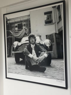 'Mick Jagger & Aston Martin', 1966, Photograph by Gered Mankowitz