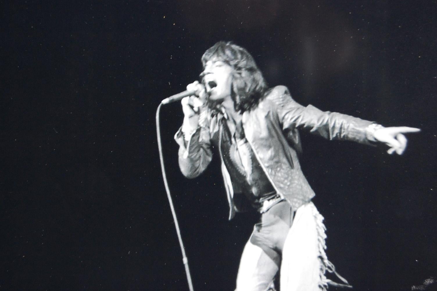 English Mick Jagger Photograph, On Stage, London