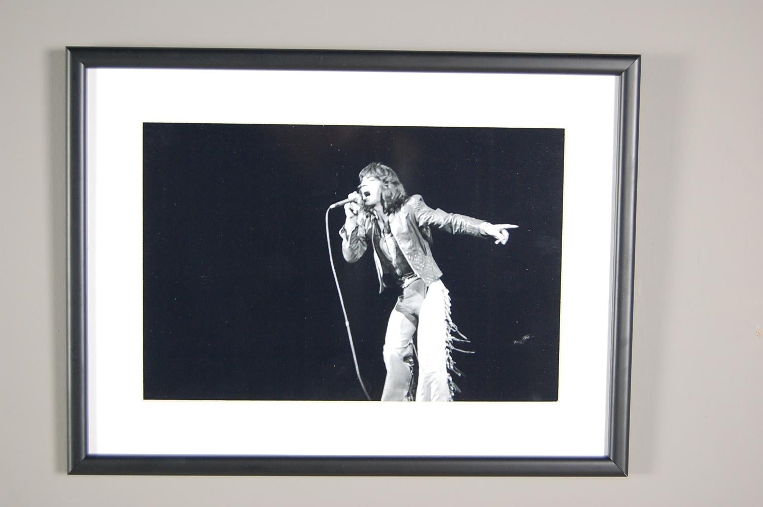 Mick Jagger Photograph, On Stage, London In Excellent Condition In Pease pottage, West Sussex