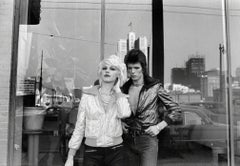 Bowie And Cyrinda Foxe - limited edition Mick Rock Estate print 