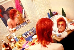 Bowie Making Up - limited edition Mick Rock print 