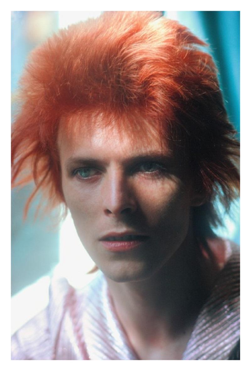 Bowie Space Oddity - Limited Edition Mick Rock Estate Print 

Bowie, Space Oddity re-release over, 1972 (photo Mick Rock).

All prints are numbered by the Estate.
Edition size varies according to print size.

Unframed Archival Pigment Print
Print