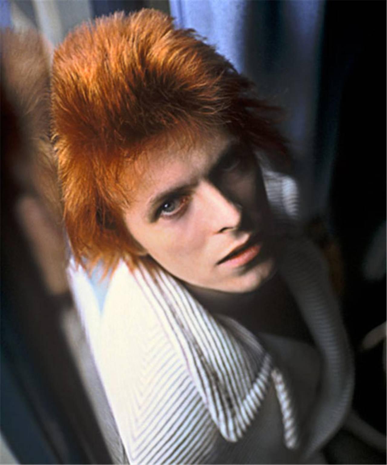 Mick Rock Portrait Photograph – David Bowie, 1972