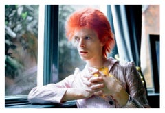 David Bowie in der Haddon Hall - Limitierte Auflage Mick Rock Estate Print 