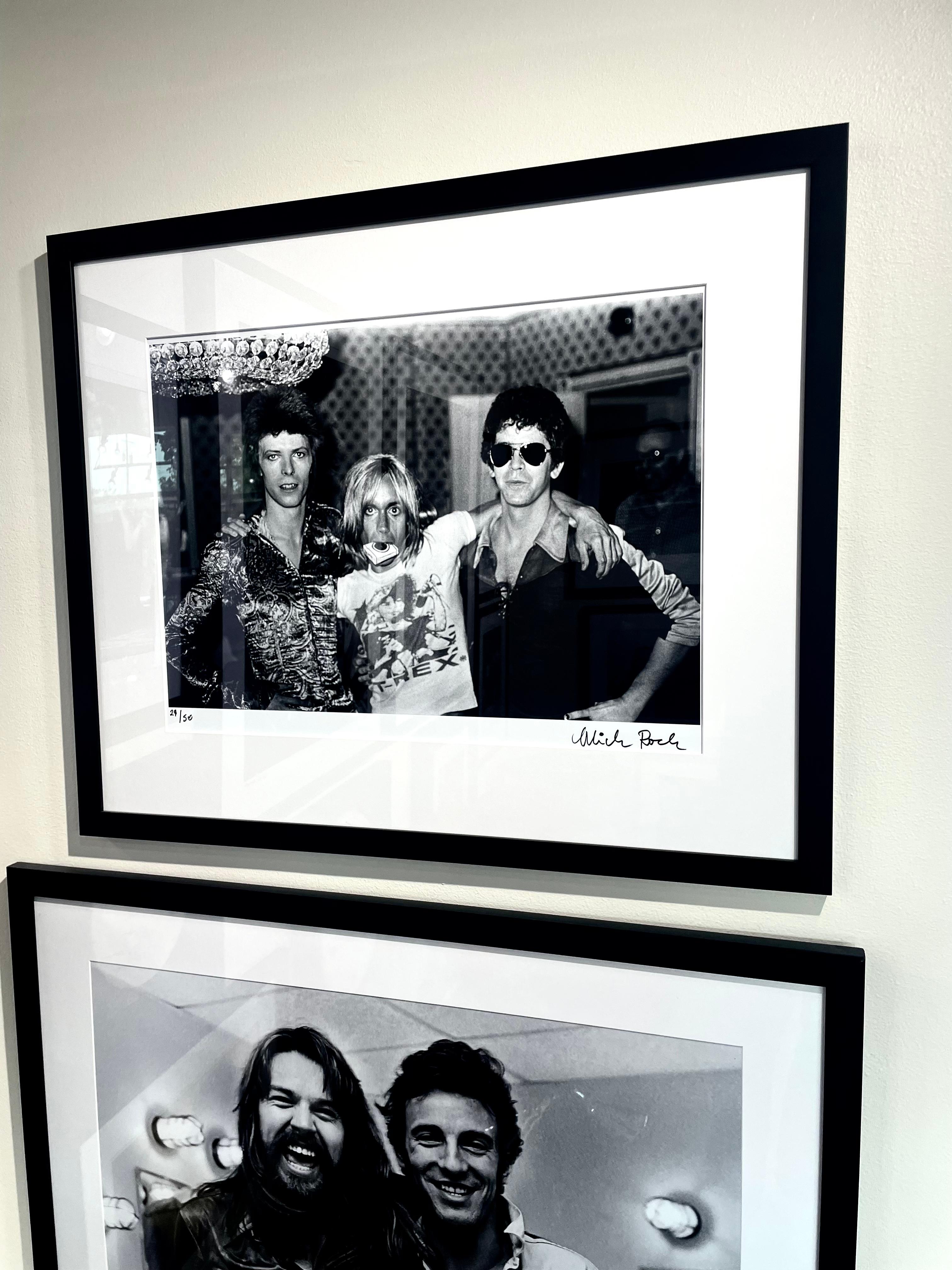 David Bowie, Iggy Pop & Lou Reed, London's Dorchester Hotel, 1972 par Mick Rock en vente 2