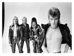 David Bowie mit den Spinnen – limitierte Auflage Mick Rock Estate Druck 