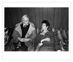 Vintage Lou Reed And Andy Warhol - Limited Edition Mick Rock Estate Print 