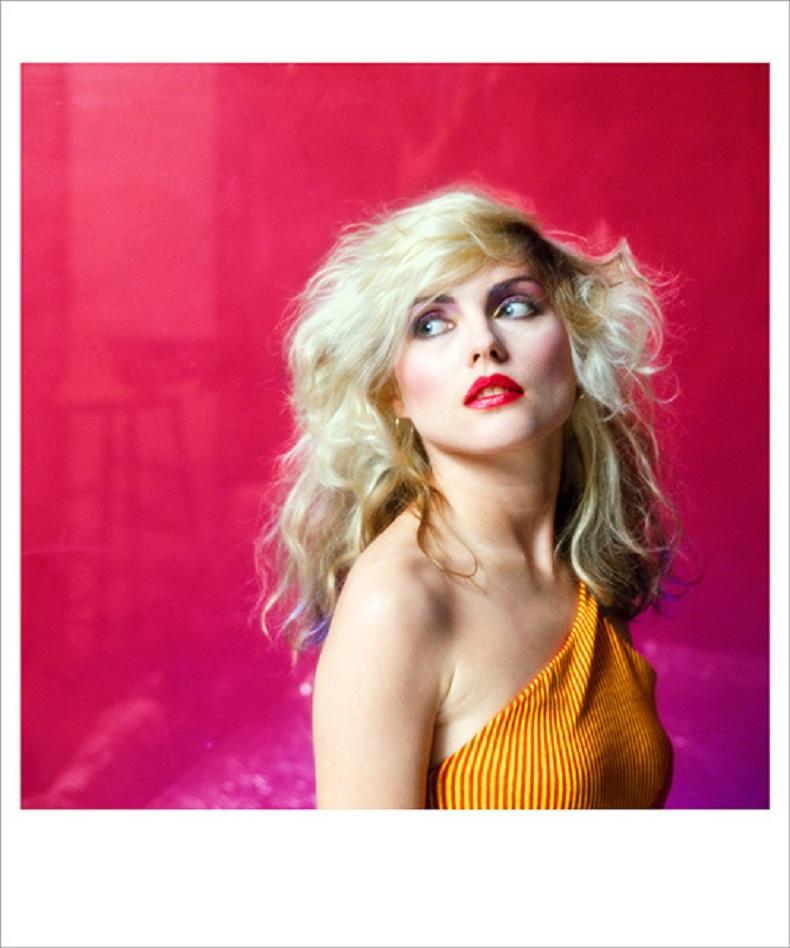 Mick Rock Portrait Photograph - Pink Debbie Harry - signed limited edition print 