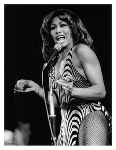Tina Turner On Stage - Limited Edition Mick Rock Estate Print 
