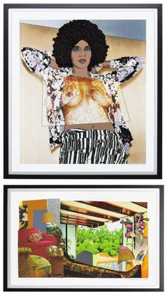 Maya & Interior by Mickalene Thomas, 2024, limited edition