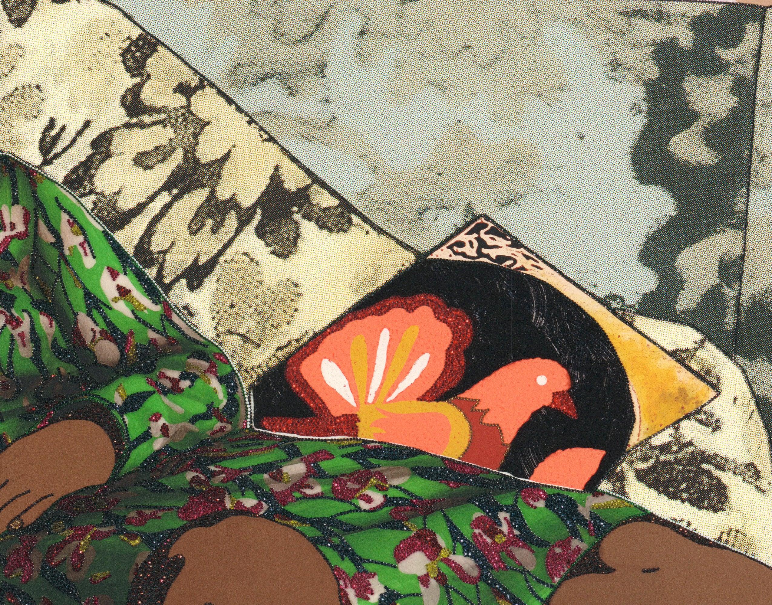 Mickalene Thomas 'Afro Goddess Looking' 2025- Signed im Angebot 3