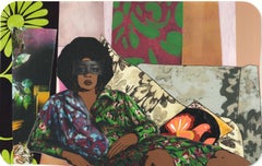 Mickalene Thomas 'Afro Goddess Looking' 2025- Signed