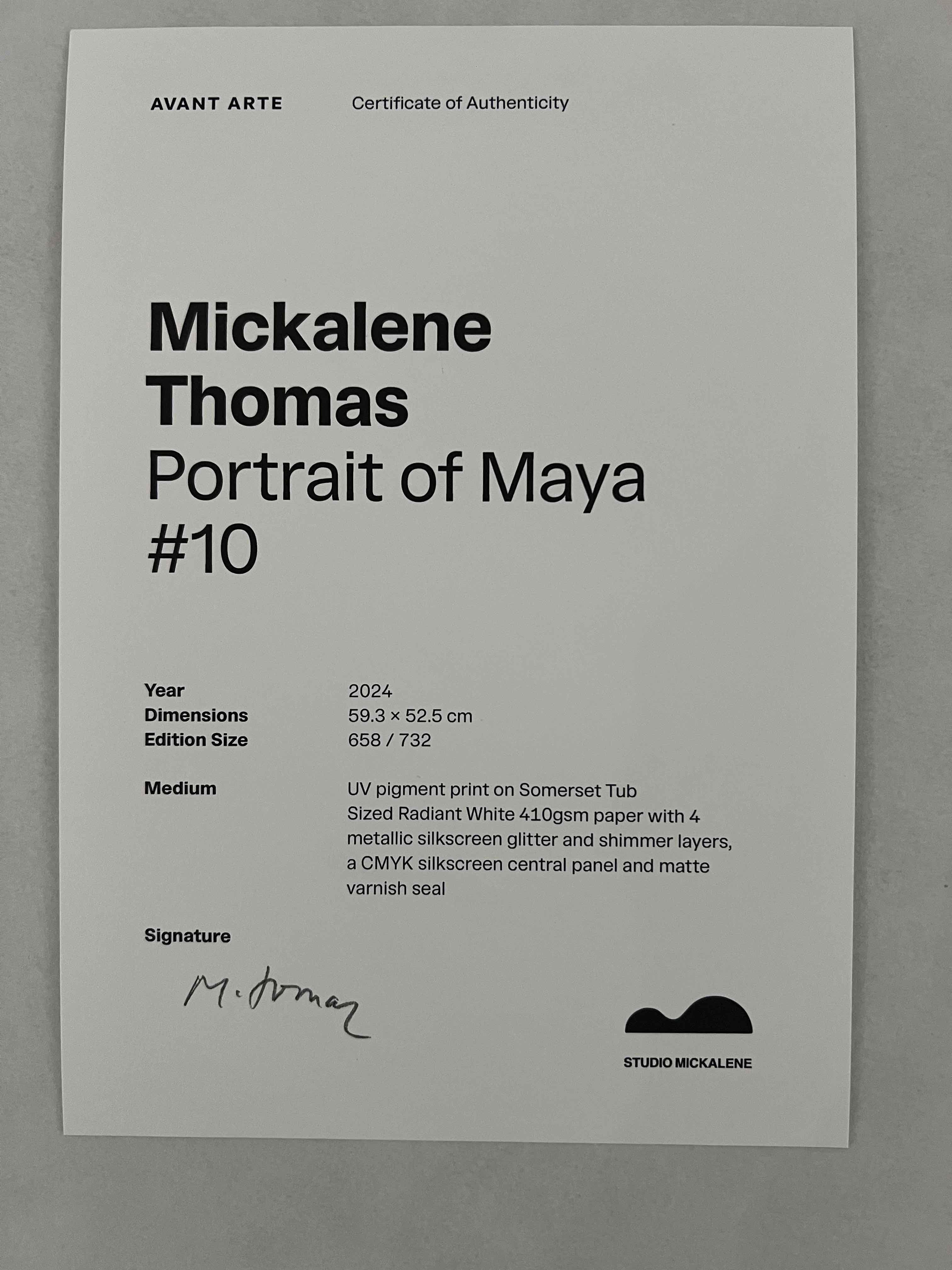 Mickalene Thomas - Maya #10 For Sale 3