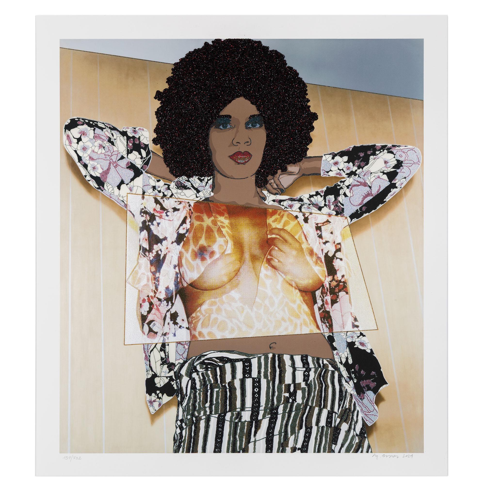 Portrait of Maya #10 – Print von Mickalene Thomas