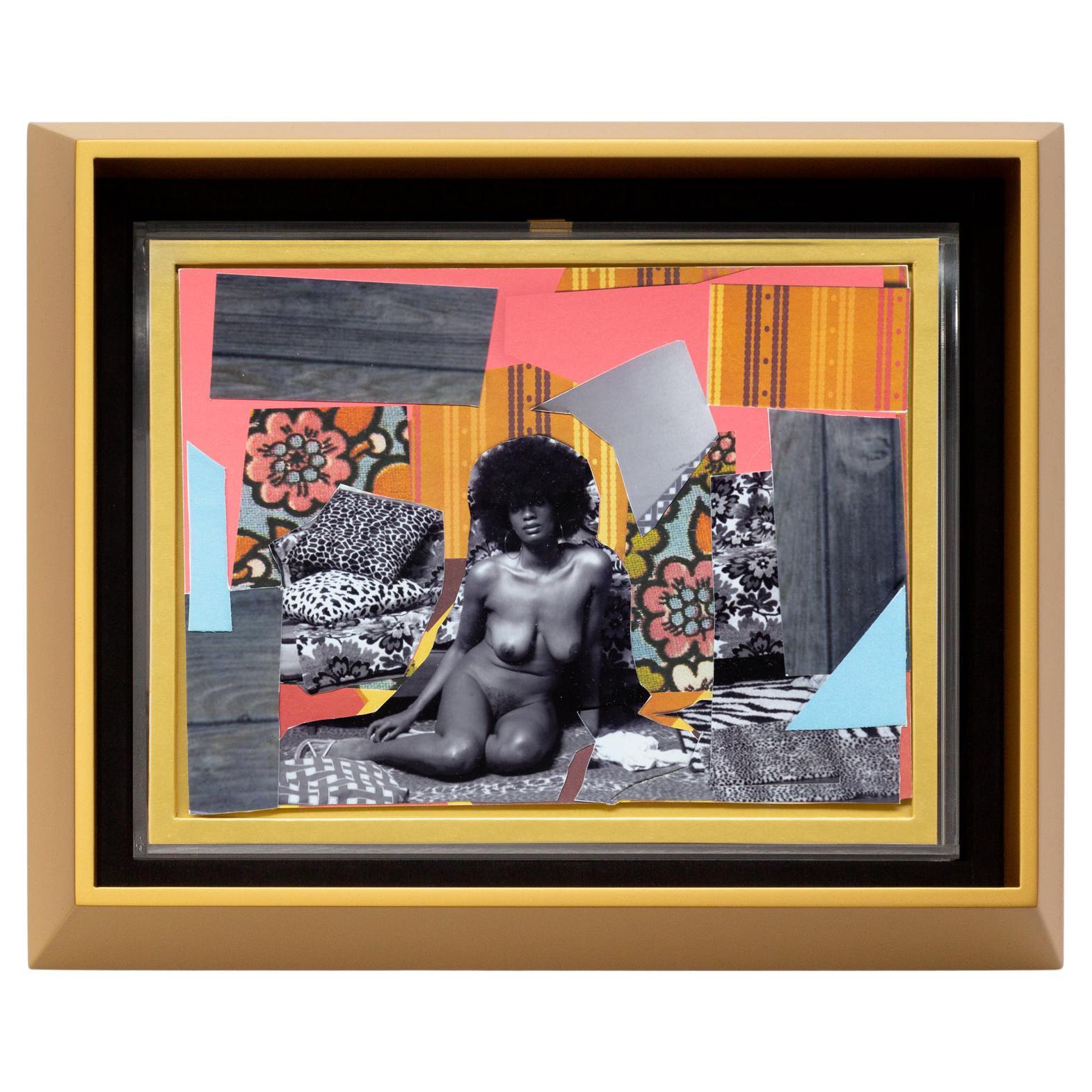 Mickalene Thomas Left Behind, 2021 For Sale