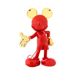 Mickey Bi-Color pop sculpture figurine, Made in France