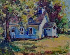 One-Room Schoolhouse, Oil Painting