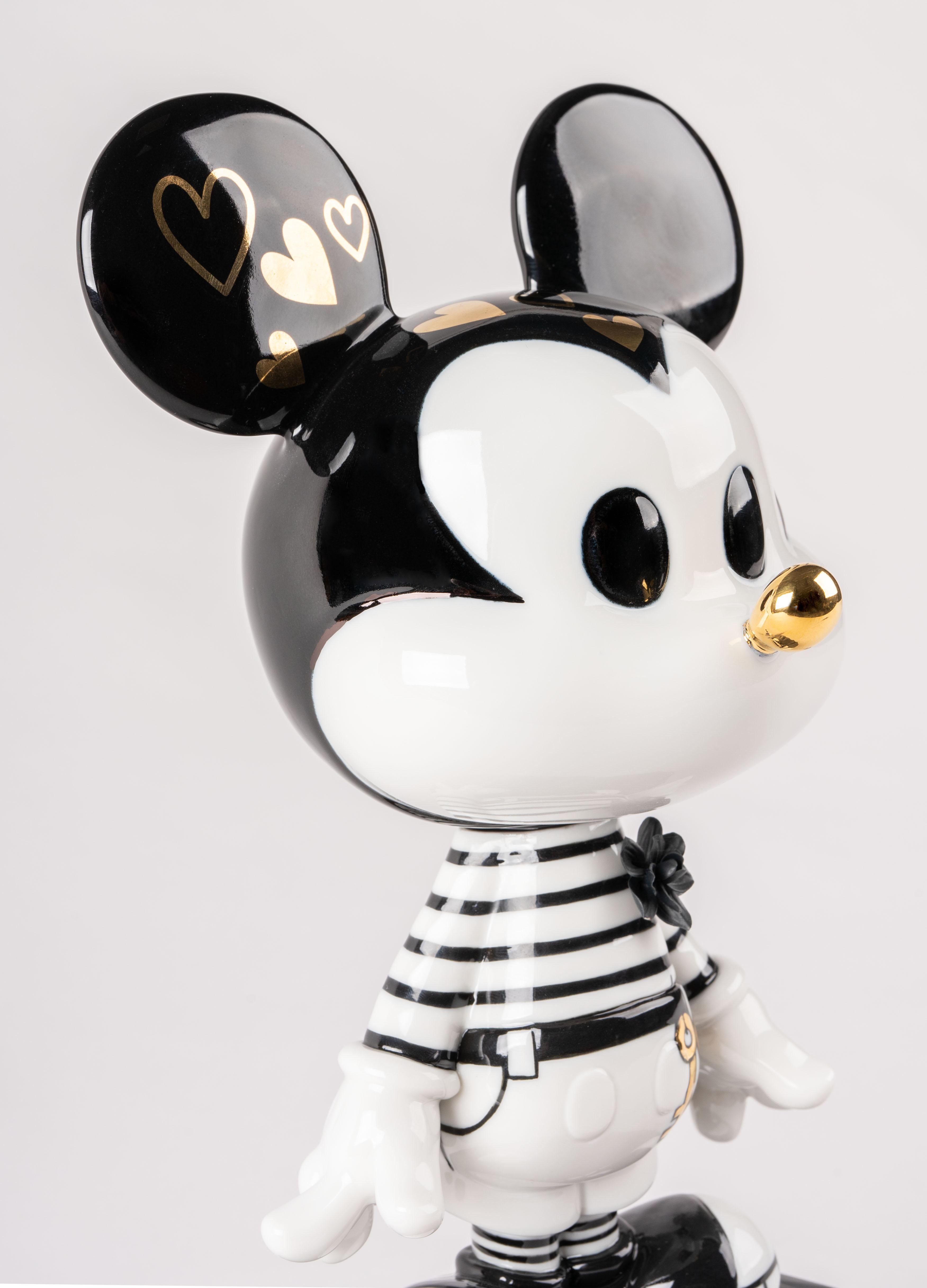 Contemporary Mickey in black and white