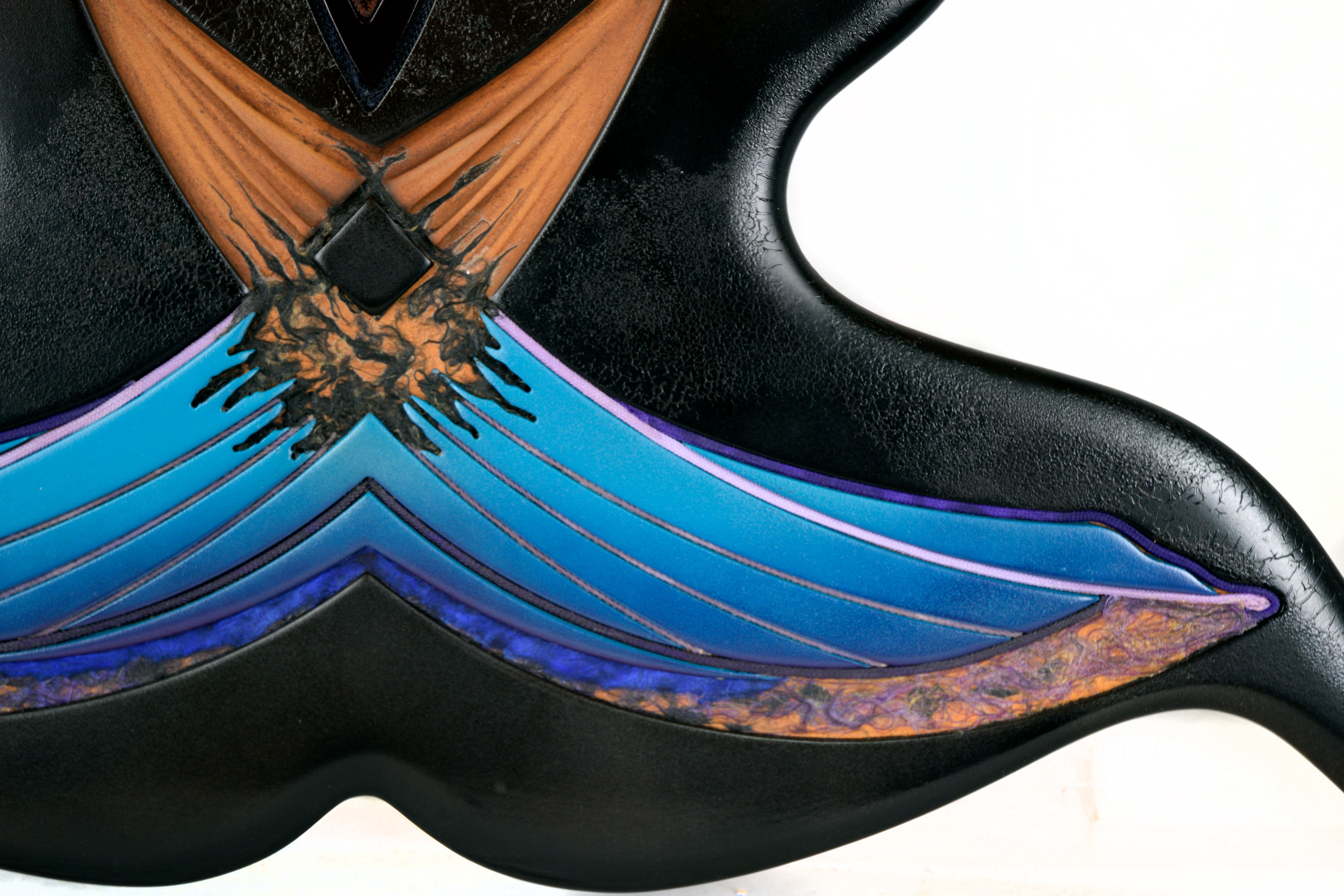 Scarab Totem Abstract New Age Surreal Sculpture by Mickey Kane For Sale 1