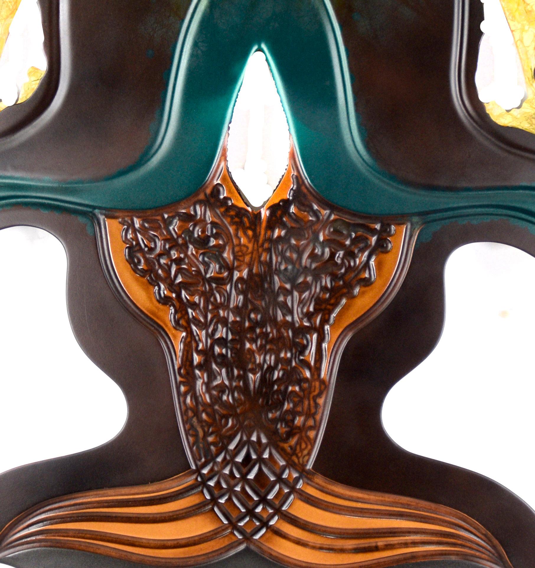 Scarab Totem Abstract New Age Surreal Sculpture by Mickey Kane For Sale 6