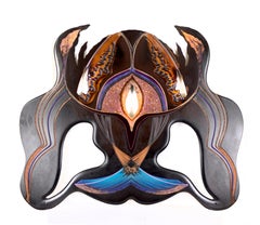 Tótem Escarabajo Escultura abstracta New Age Surrealista de Mickey Kane