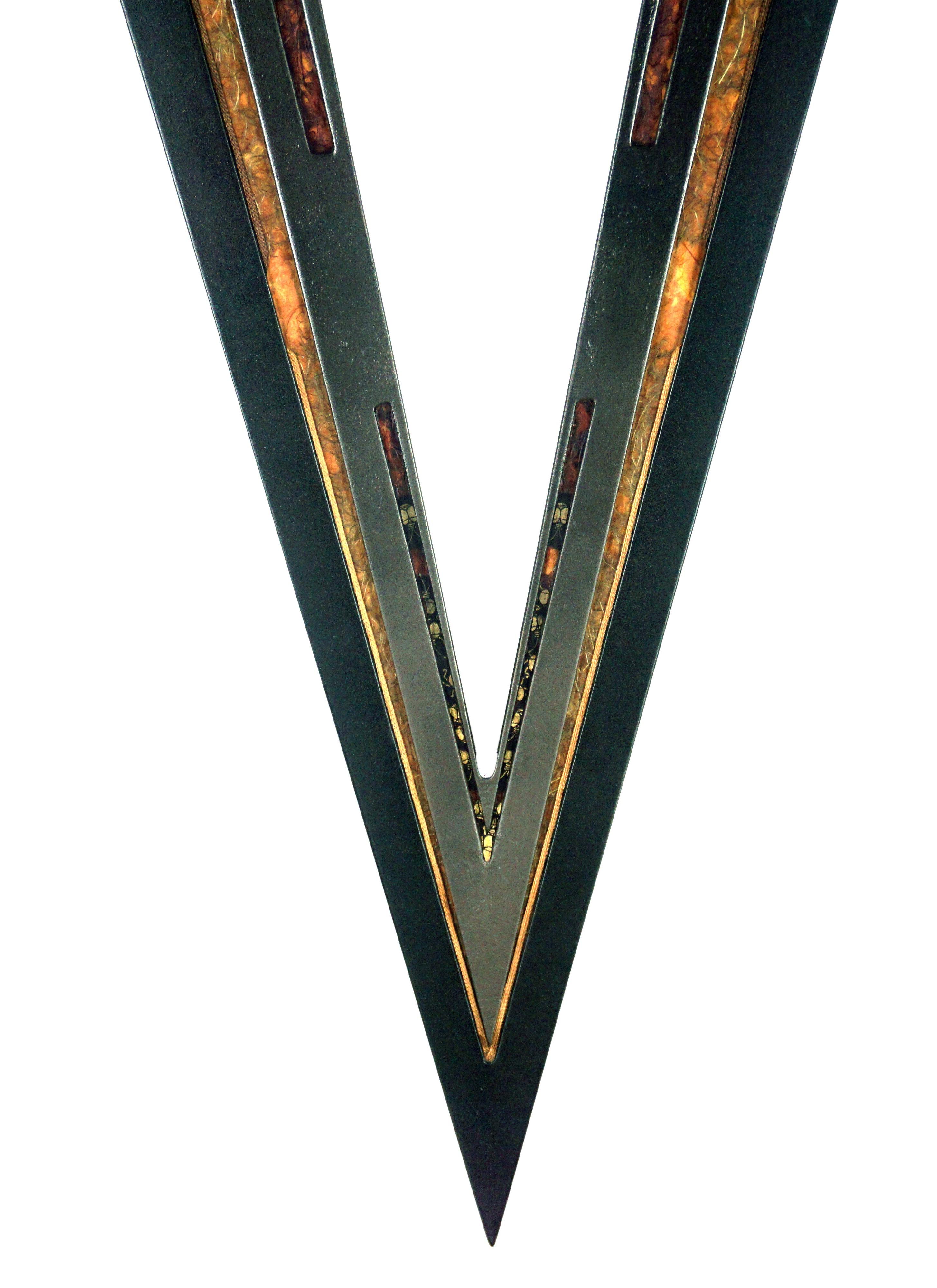 Abstract Hanging Sculpture - Triangle by Mickey 