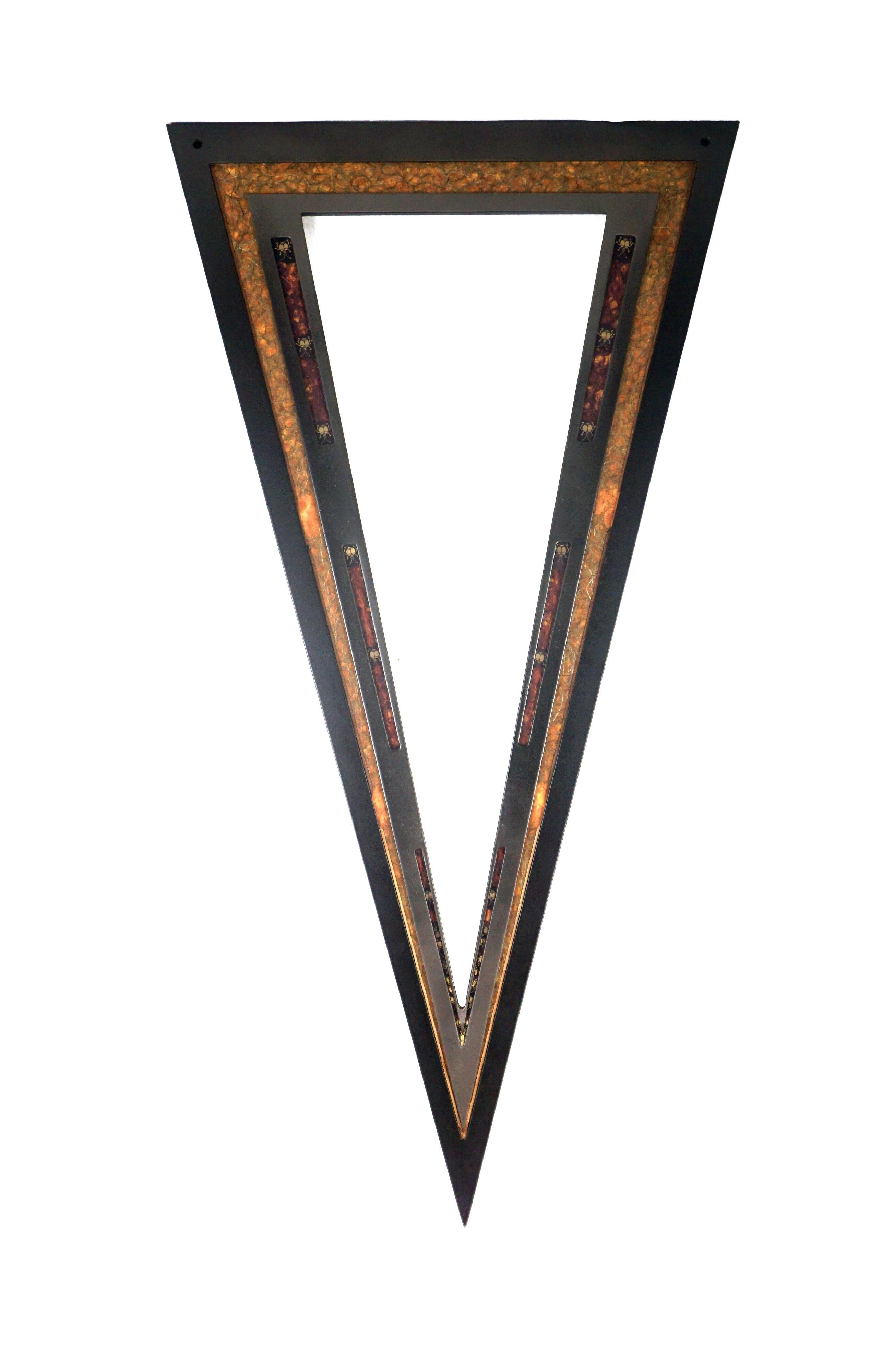 Abstract Hanging Sculpture - Triangle by Mickey 