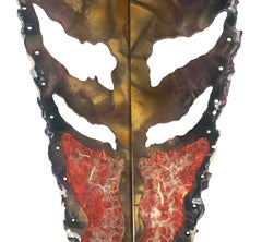 Abstract Hanging Sculpture - Triangles with Organic Edges by Mickey "Kano" Kane