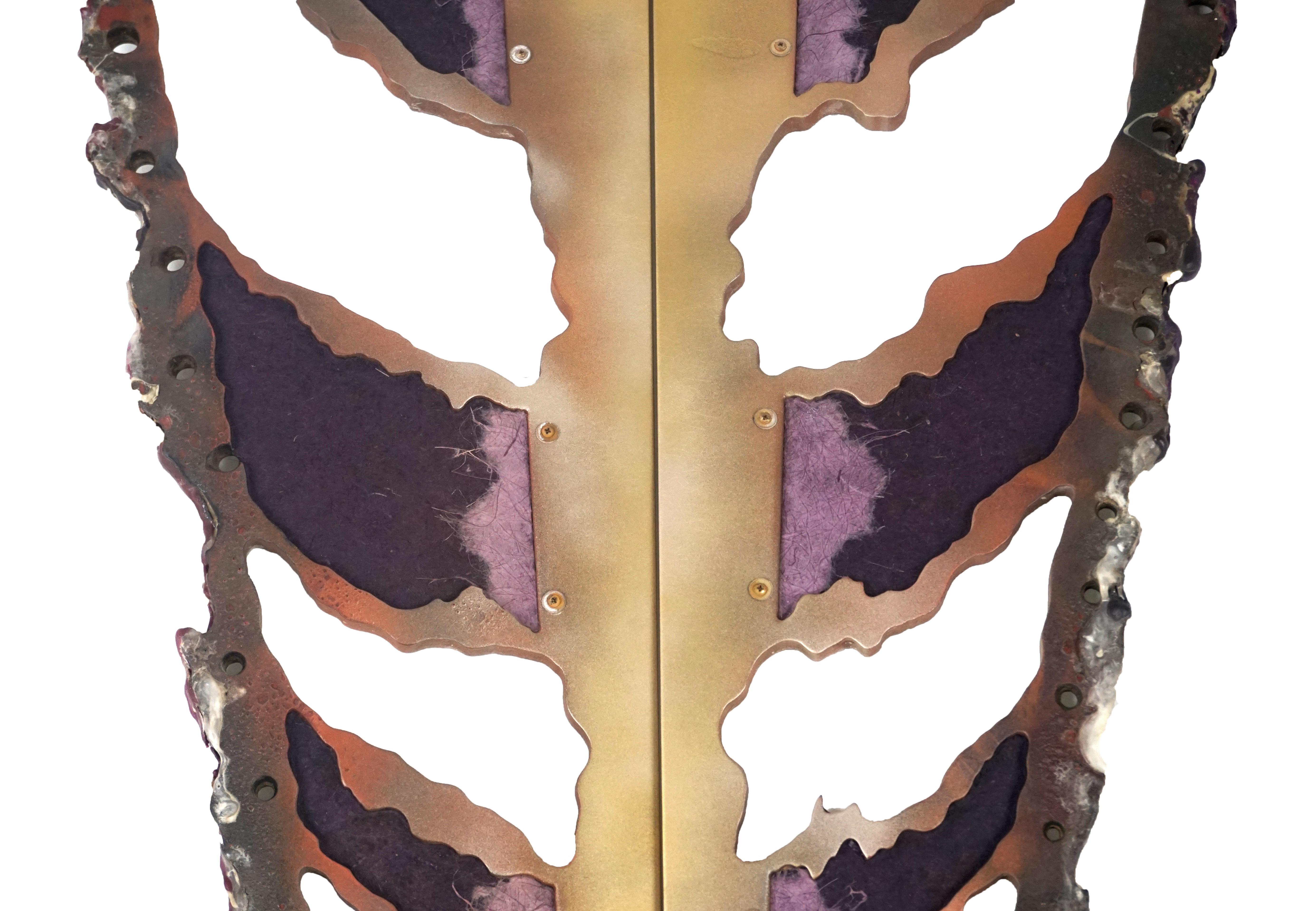 Abstract Hanging Sculpture - Triangles with Organic Edges by Mickey 