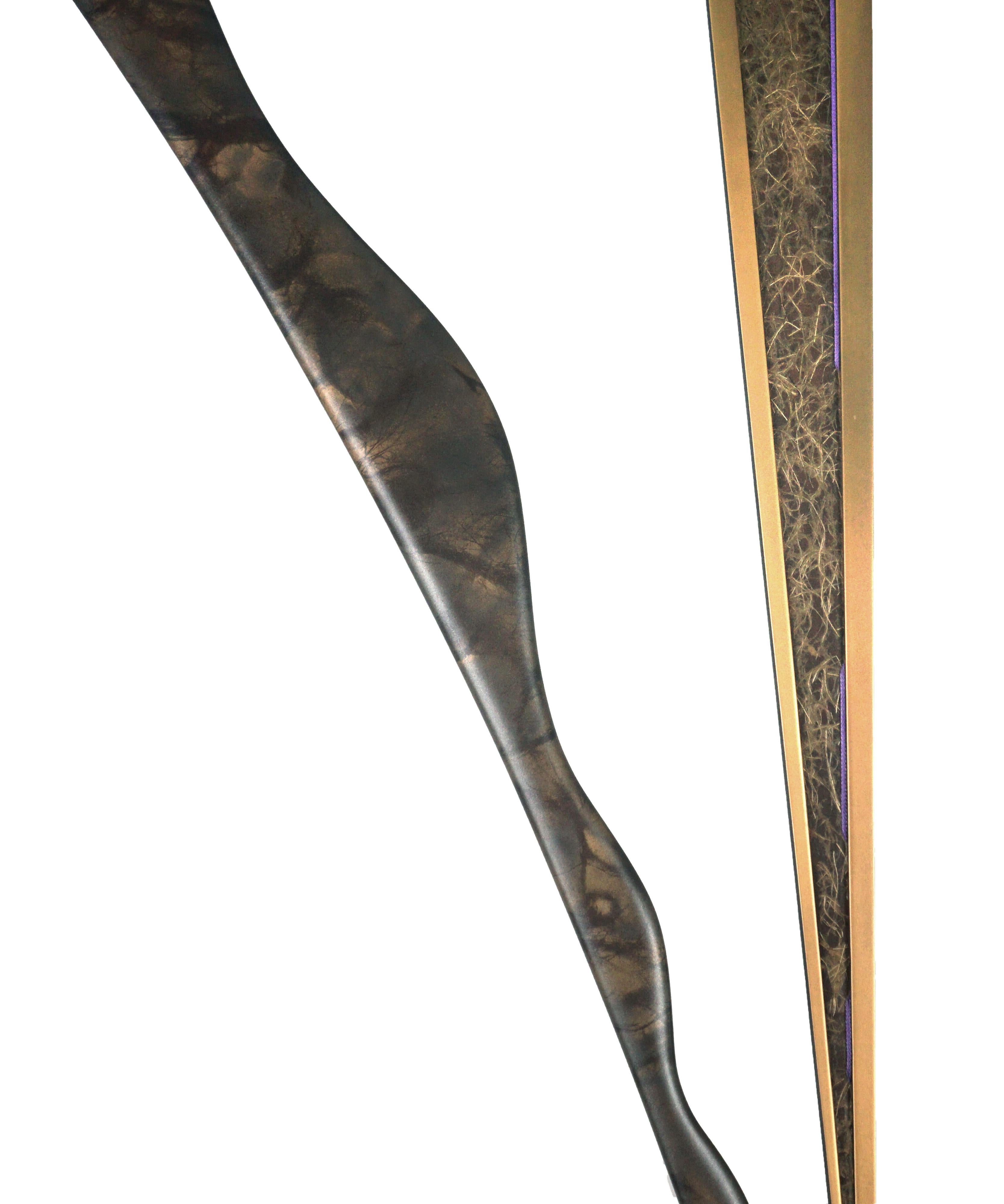 Abstract Hanging Sculpture - Two Triangles by Mickey 