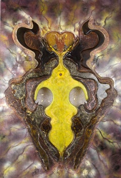 "Escultura en relieve surrealista "El sentimental inteligente