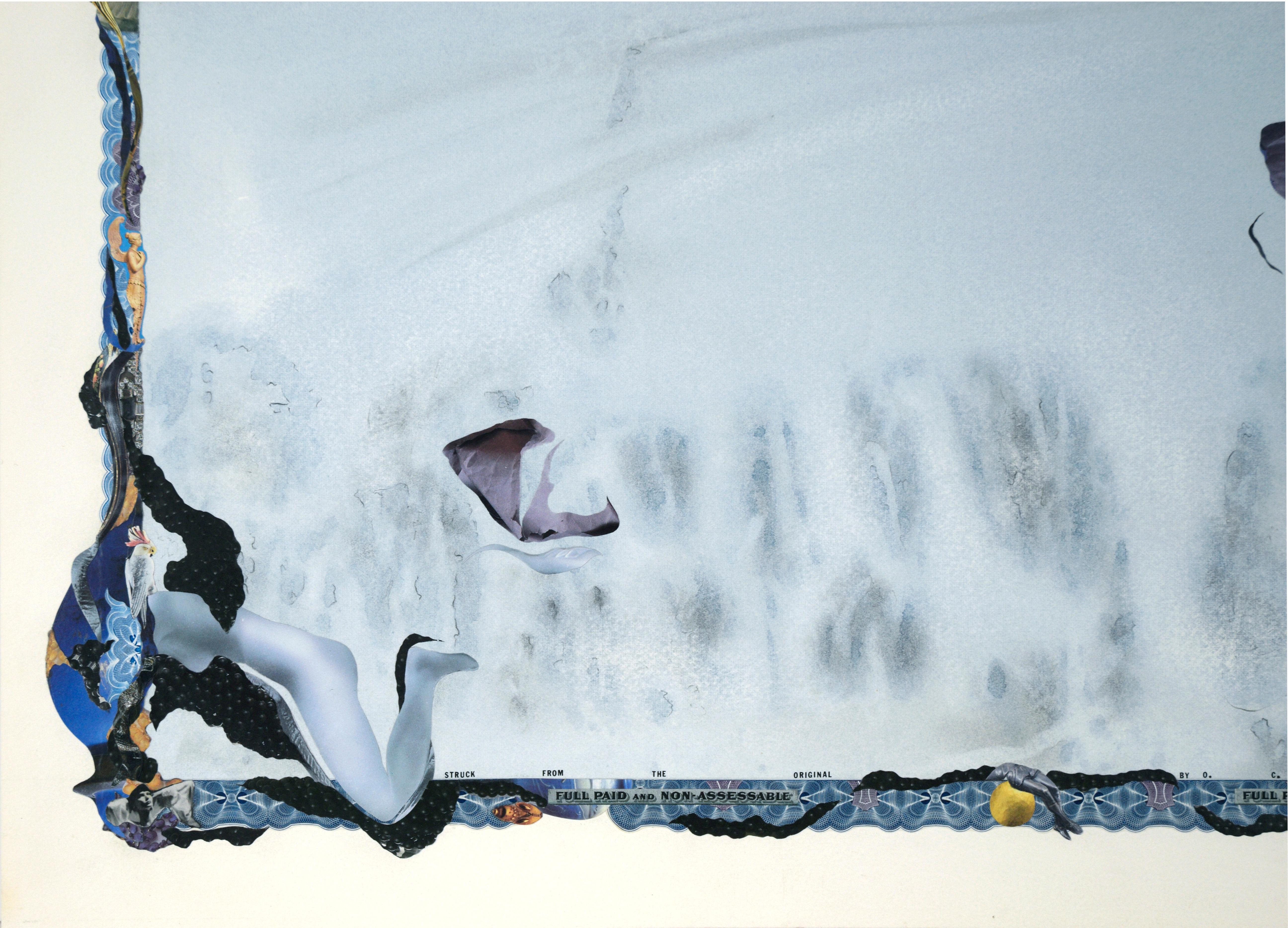 Collage de papier satirique 