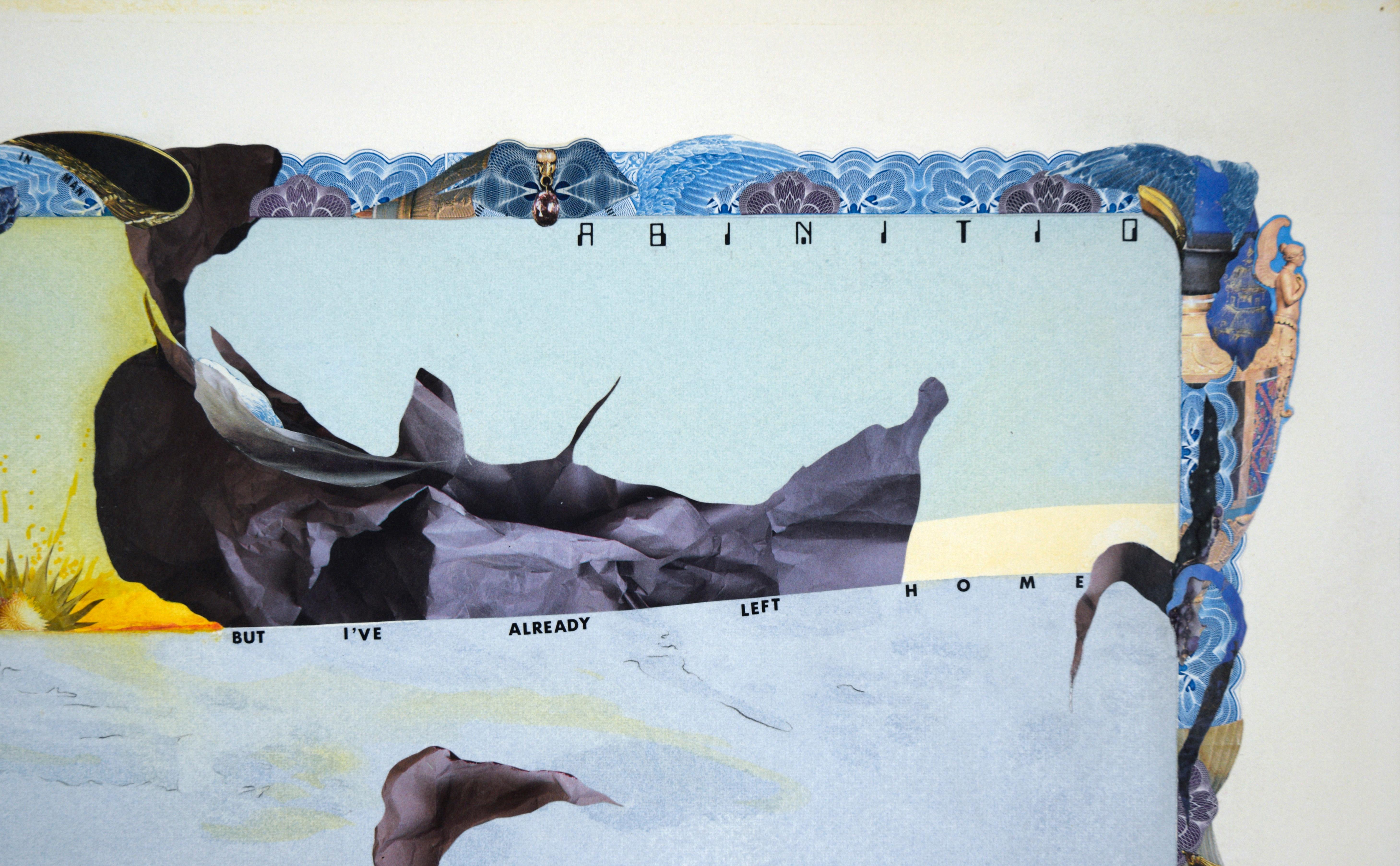 Collage de papier satirique 