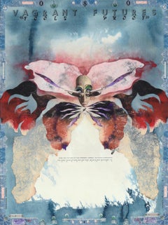 "Futuros vagabundos" Collage satírico de papel bond