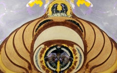 „Balls on the Line“ Satirisches Holzpaneel, Originalgemälde und Schnitzerei