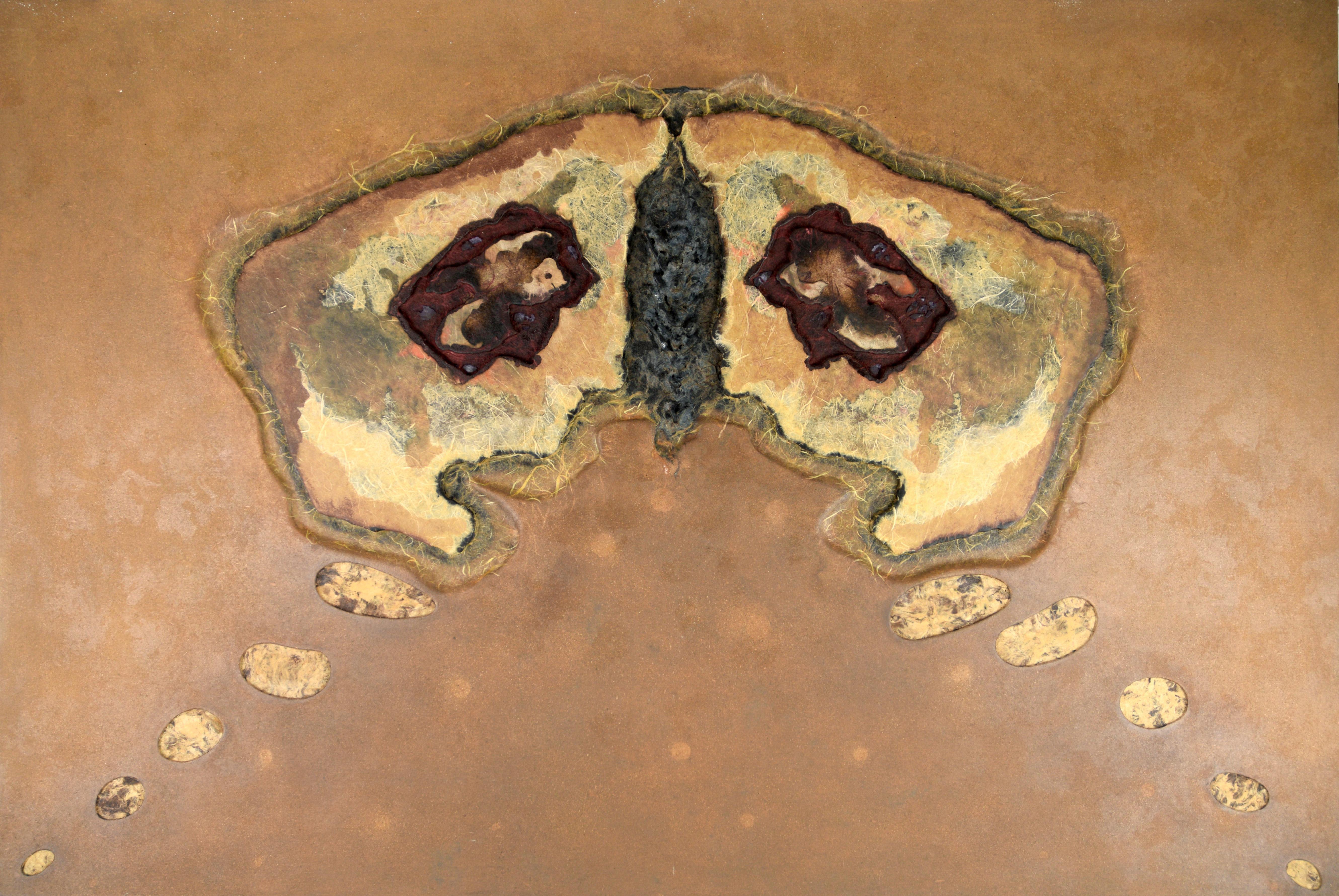 "Barking the Void" Abstract Relief Sculpture