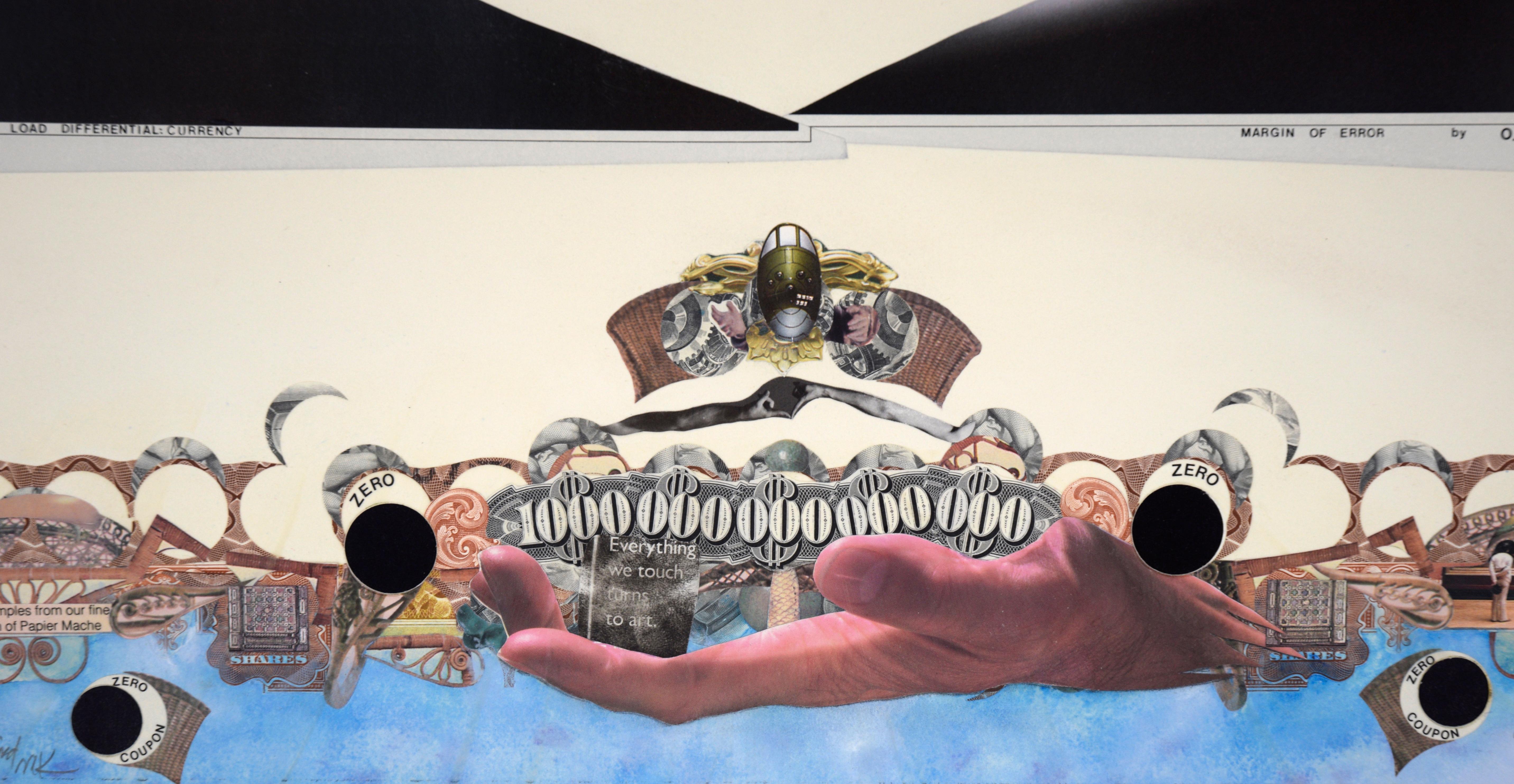 „Bridge Loan (Bridge Loan)“ Satirische Bond-Papierarbeiten-Collage

Aufwändige Collage von Mickey 
